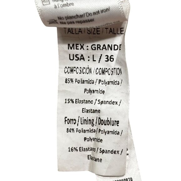 Shapewear Bodysuit With Zipper Front Closure & Adjustable Straps - L - Brown - Picture 12 of 14